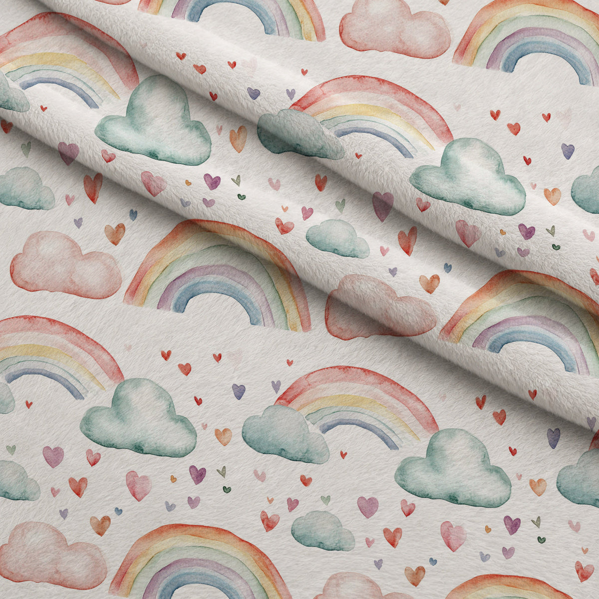 Pastel Sky Dreams Pattern 2 Minky Fabric