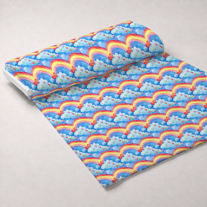 Pastel Sky Dreams Pattern 4 Minky Fabric