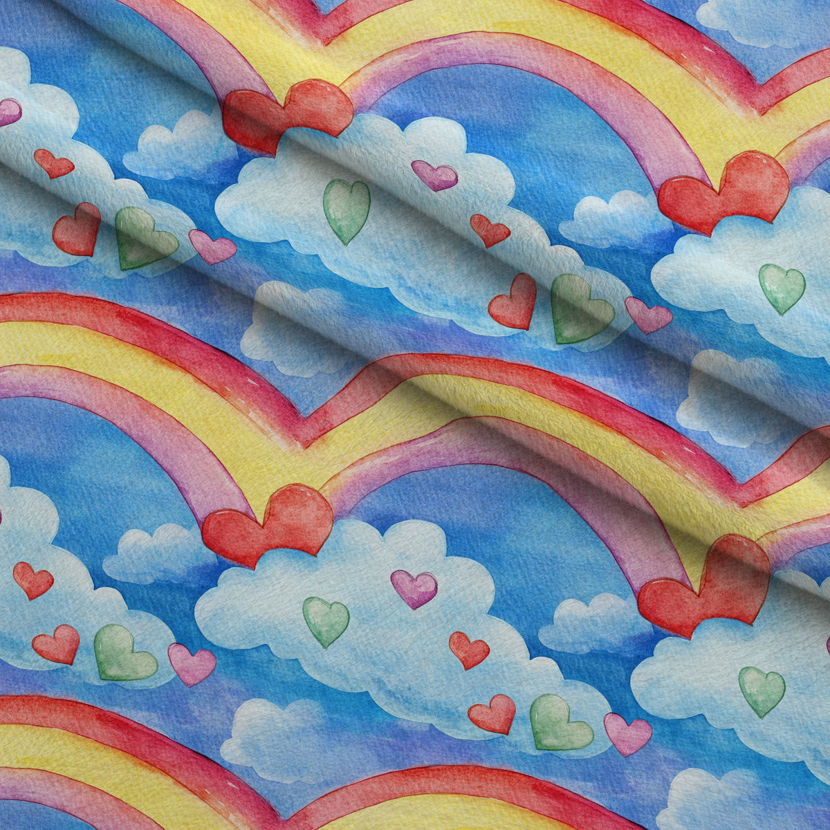 Pastel Sky Dreams Pattern 4 Minky Fabric