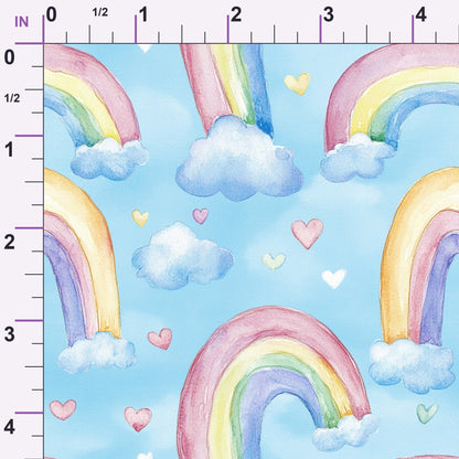 Pastel Sky Dreams Pattern 6 Minky Fabric