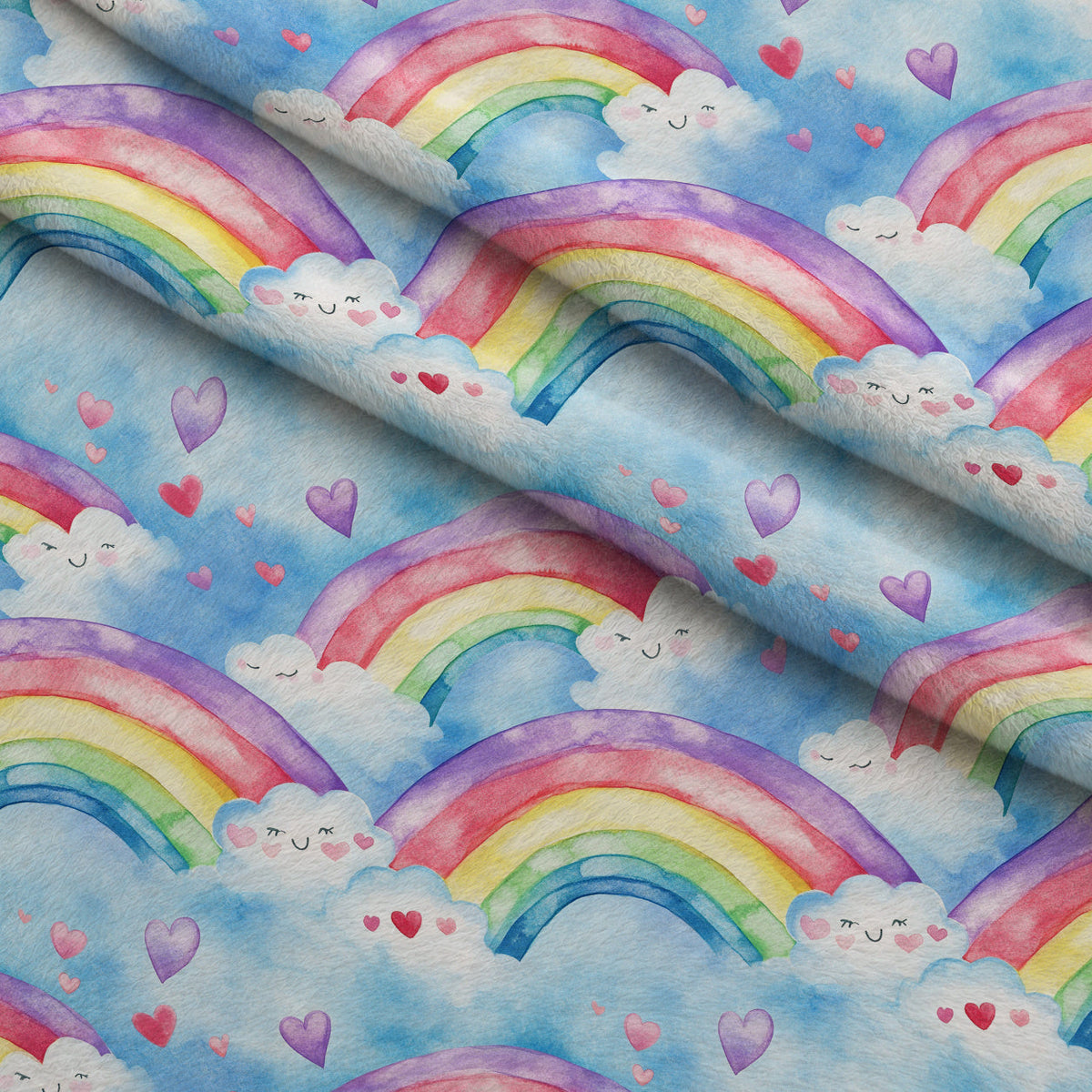 Pastel Sky Dreams Pattern 8 Minky Fabric