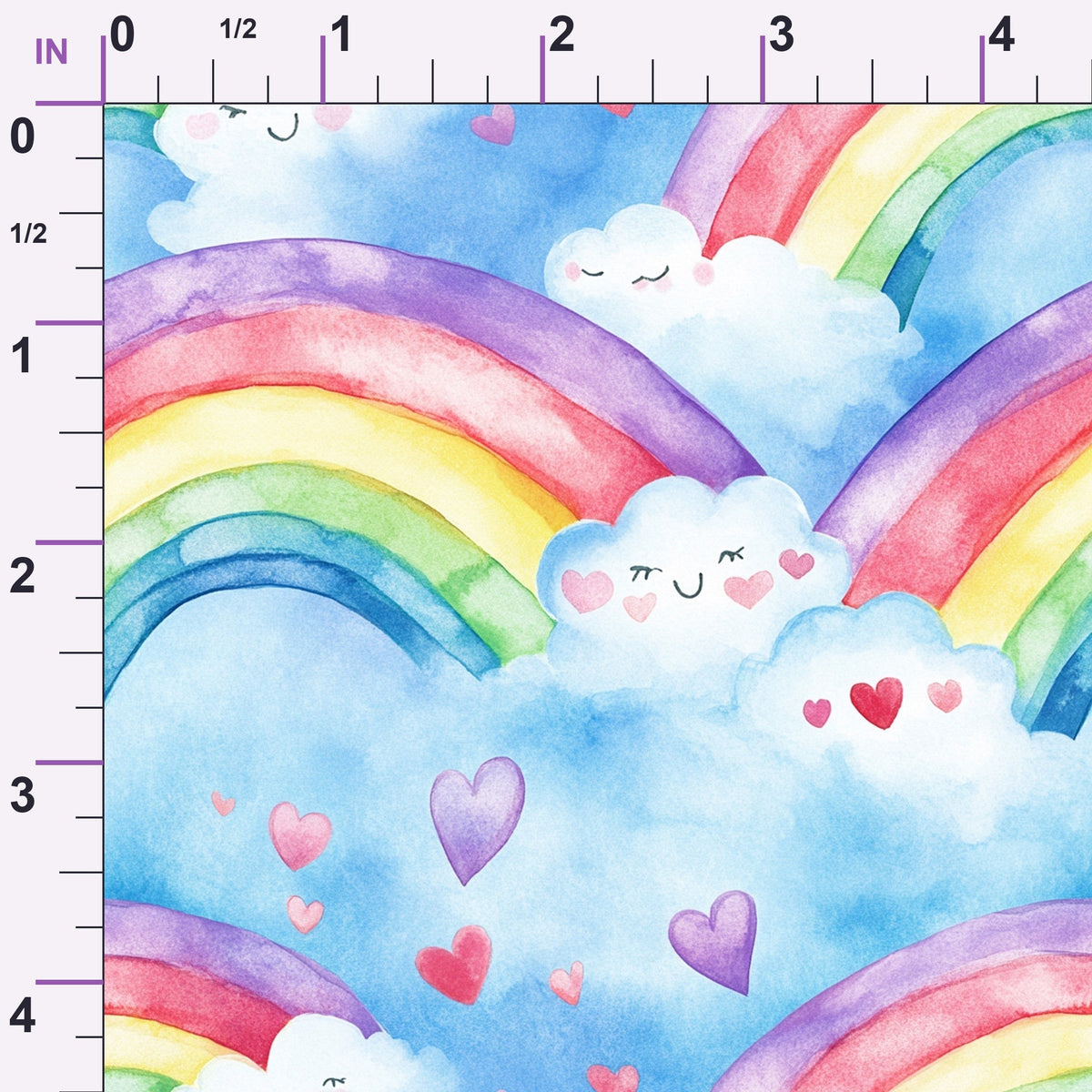 Pastel Sky Dreams Pattern 8 Minky Fabric