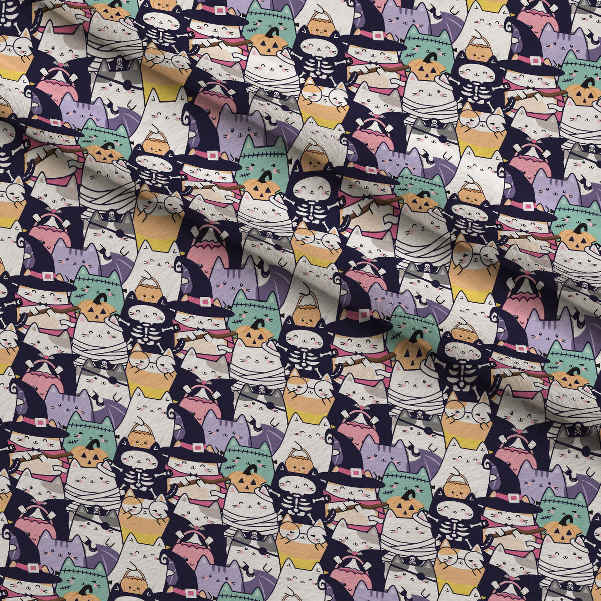 Pastel Spiderwebs Pattern 1 Minky Fabric