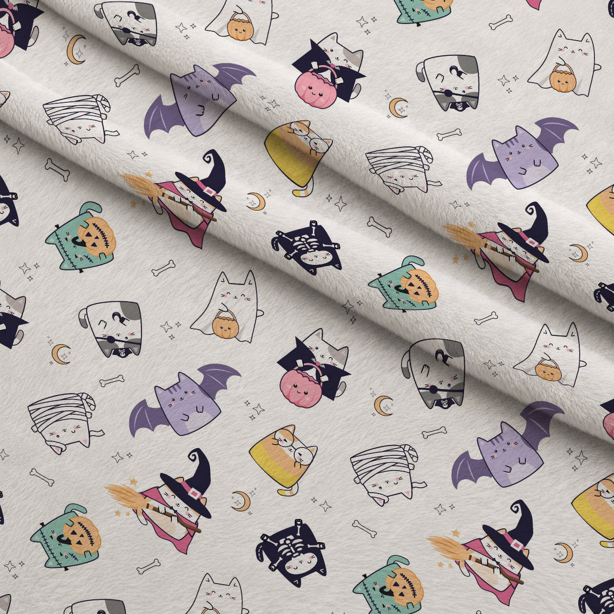 Pastel Spiderwebs Pattern 11 Minky Fabric