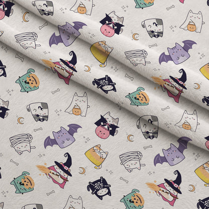 Pastel Spiderwebs Pattern 11 Minky Fabric