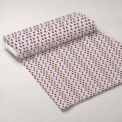 Pastel Spiderwebs Pattern 4 Minky Fabric