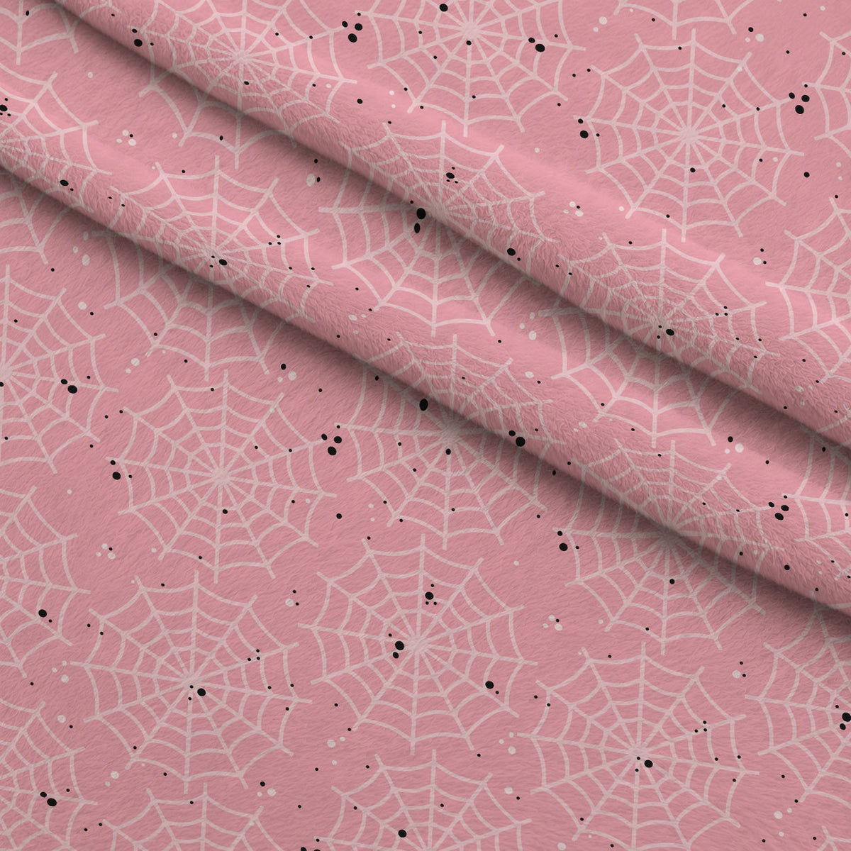 Pastel Spiderwebs Pattern 5 Minky Fabric