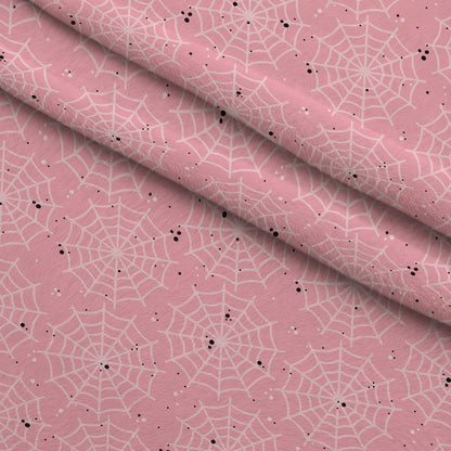 Pastel Spiderwebs Pattern 5 Minky Fabric