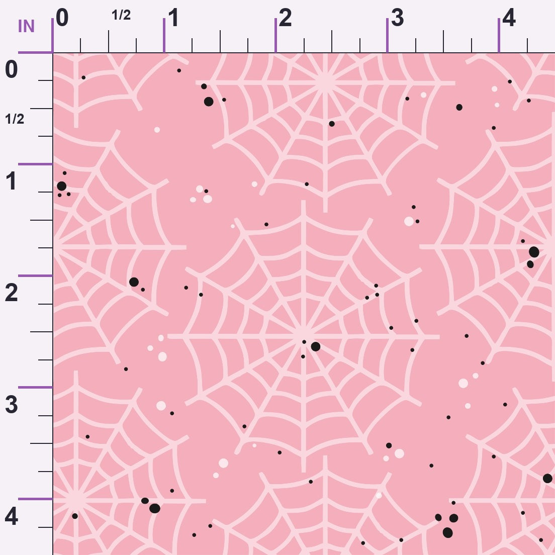 Pastel Spiderwebs Pattern 5 Minky Fabric