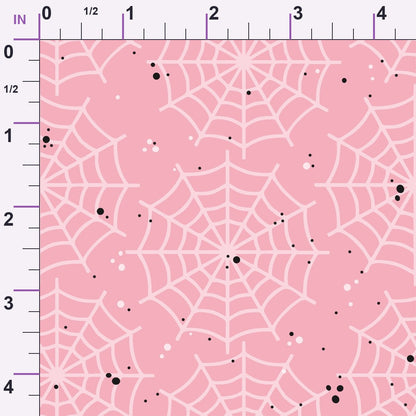 Pastel Spiderwebs Pattern 5 Minky Fabric