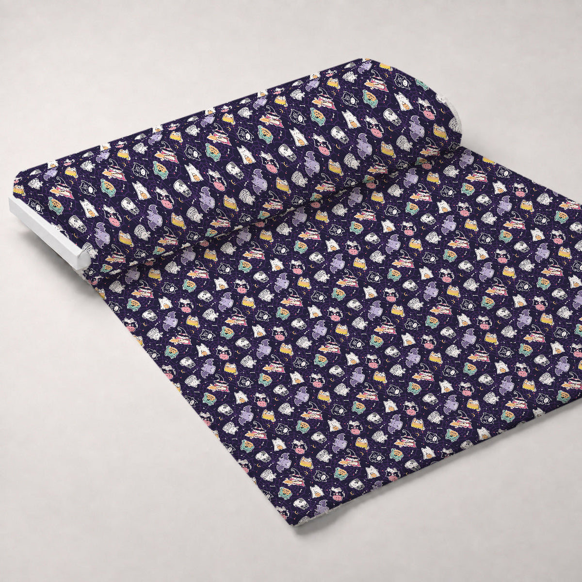 Pastel Spiderwebs Pattern 6 Minky Fabric