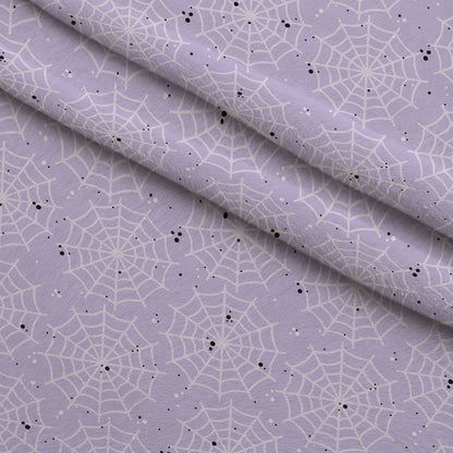 Pastel Spiderwebs Pattern 7 Minky Fabric