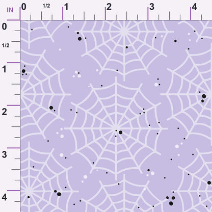Pastel Spiderwebs Pattern 7 Minky Fabric