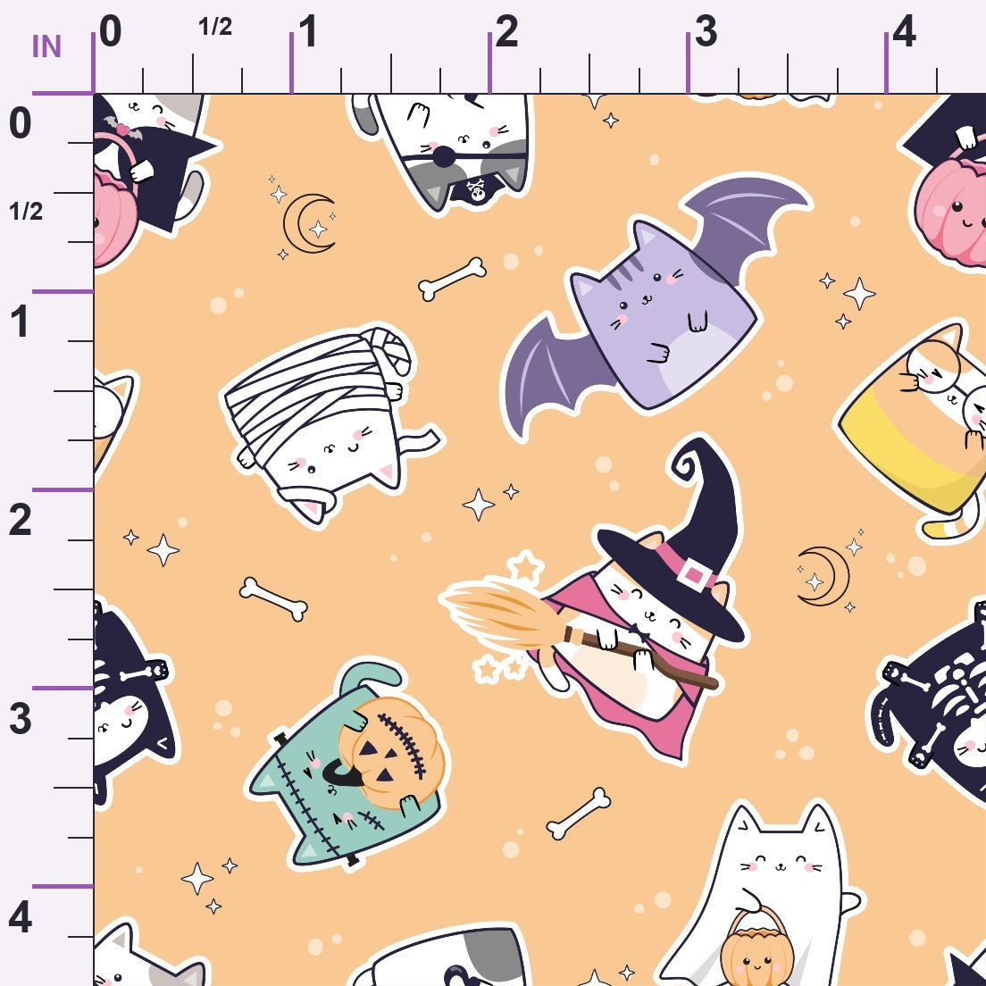 Pastel Spiderwebs Pattern 8 Minky Fabric