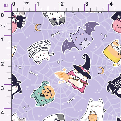 Pastel Spiderwebs Pattern 9 Minky Fabric
