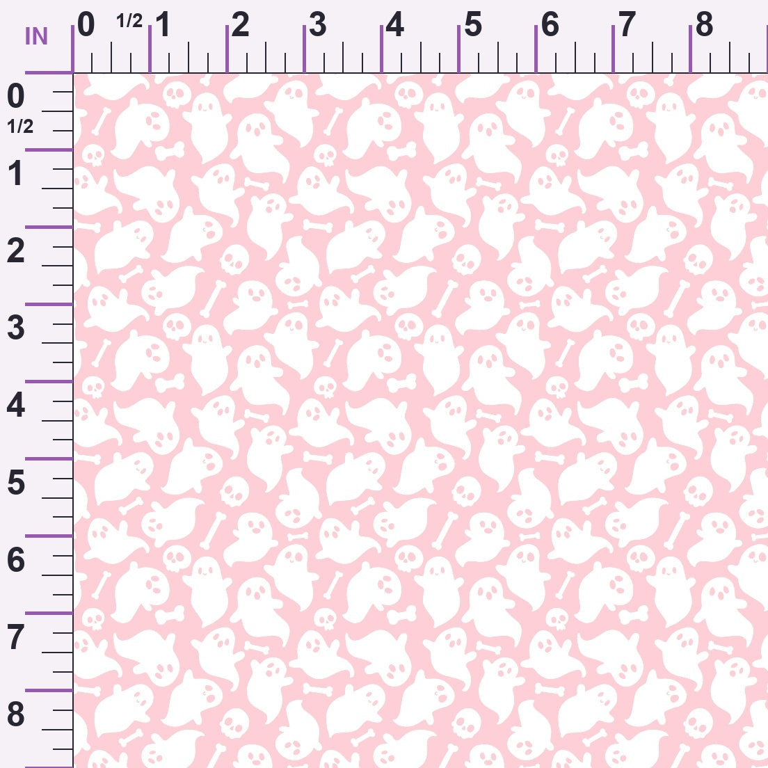 Pastel Spooks Pattern 10 Minky Fabric