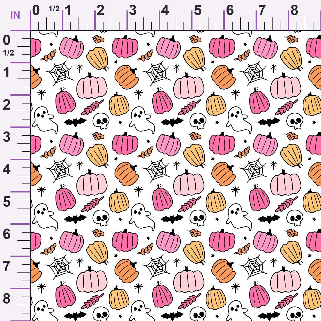 Pastel Spooks Pattern 12 Minky Fabric