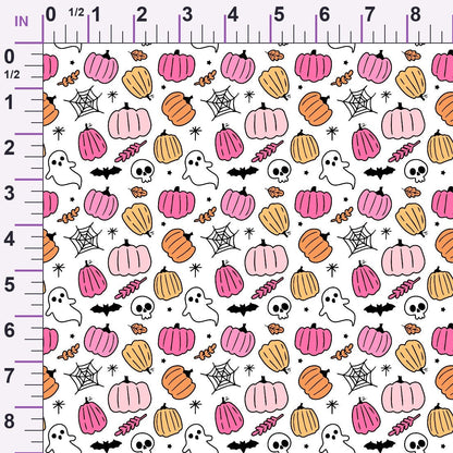Pastel Spooks Pattern 12 Minky Fabric