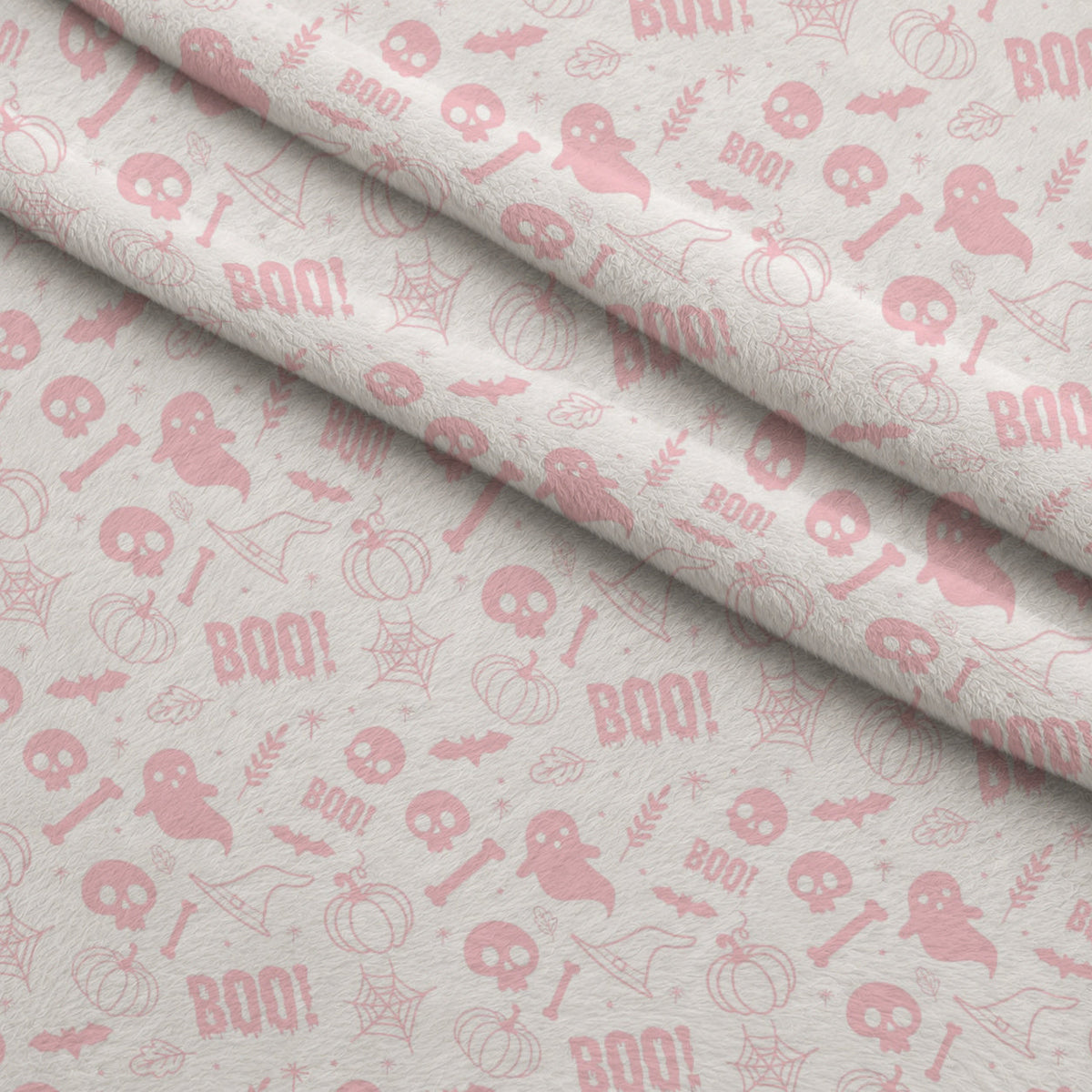 Pastel Spooks Pattern 2 Minky Fabric