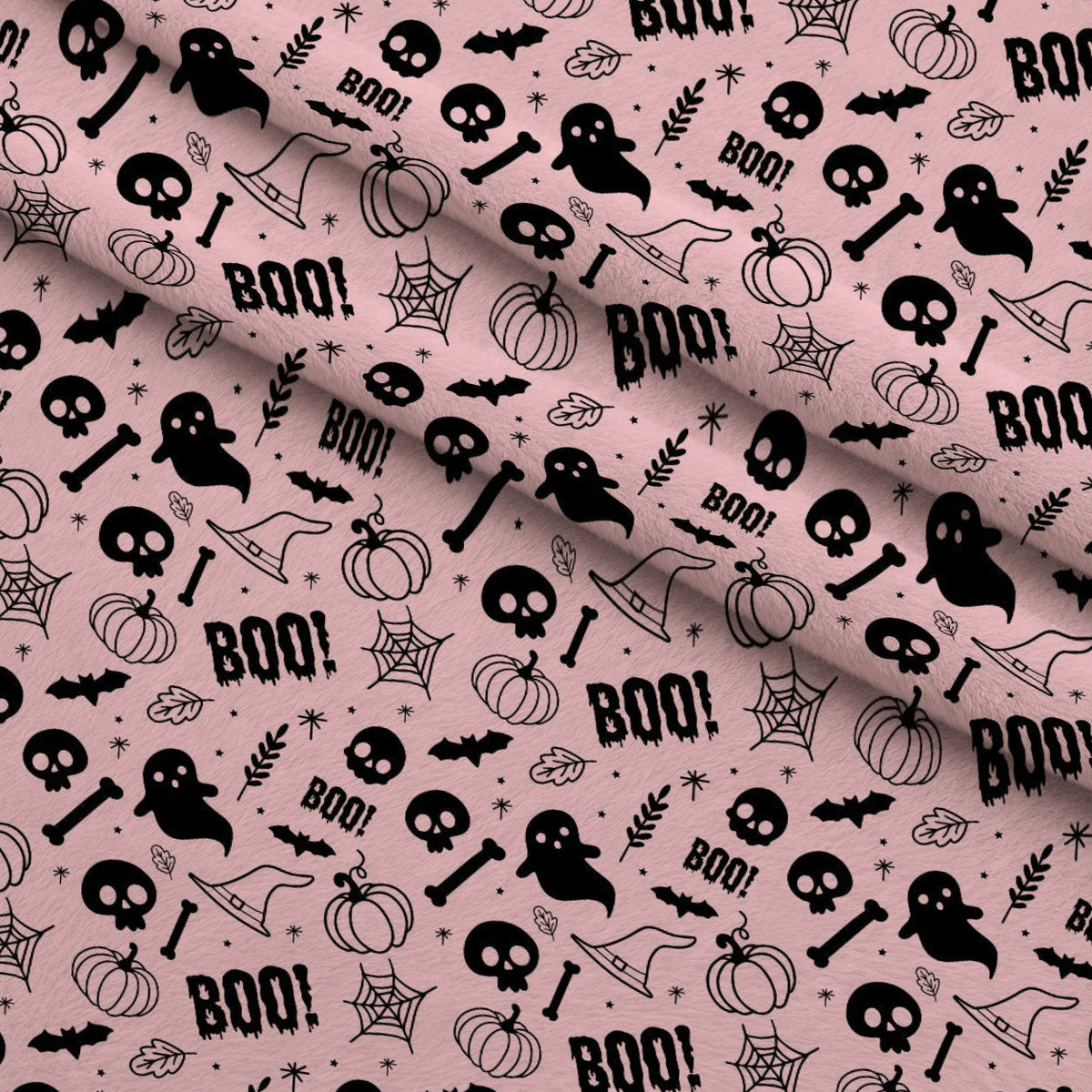 Pastel Spooks Pattern 3 Minky Fabric
