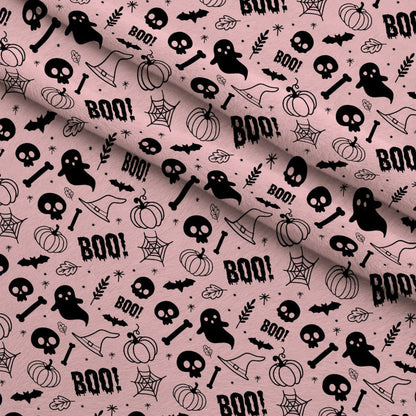 Pastel Spooks Pattern 3 Minky Fabric
