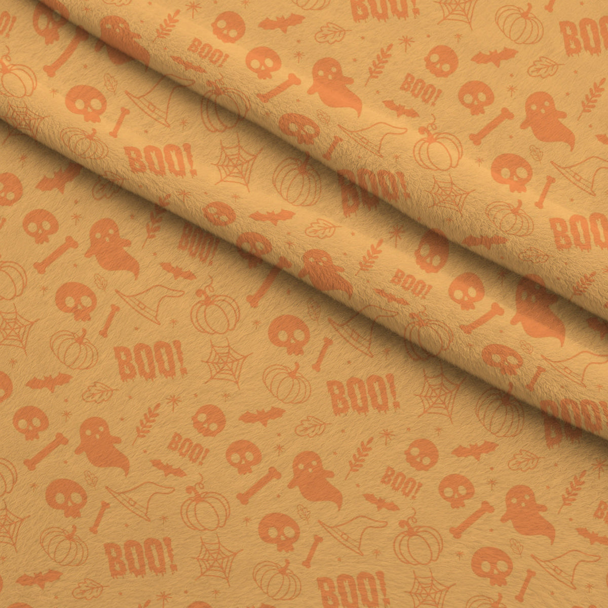 Pastel Spooks Pattern 4 Minky Fabric