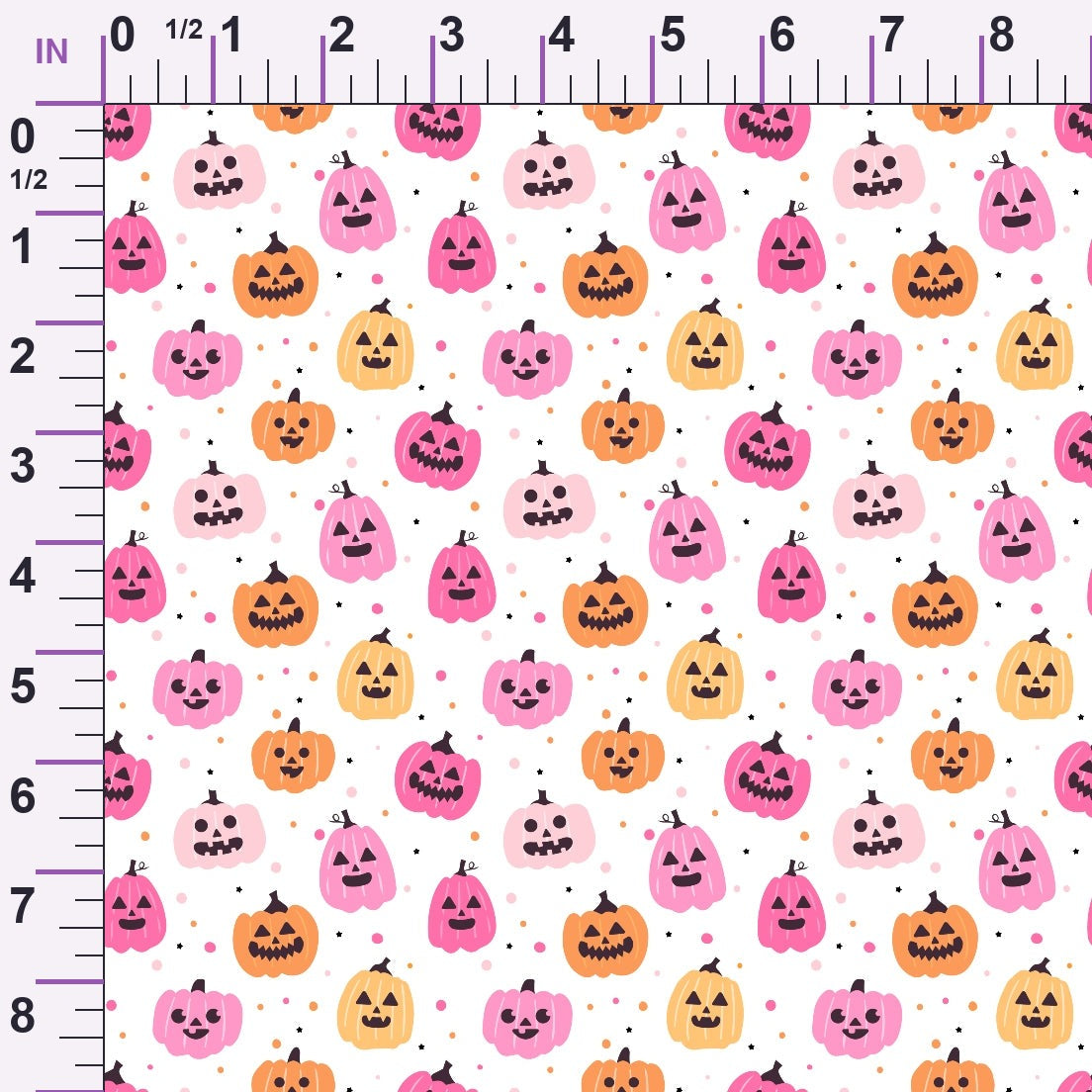 Pastel Spooks Pattern 7 Minky Fabric