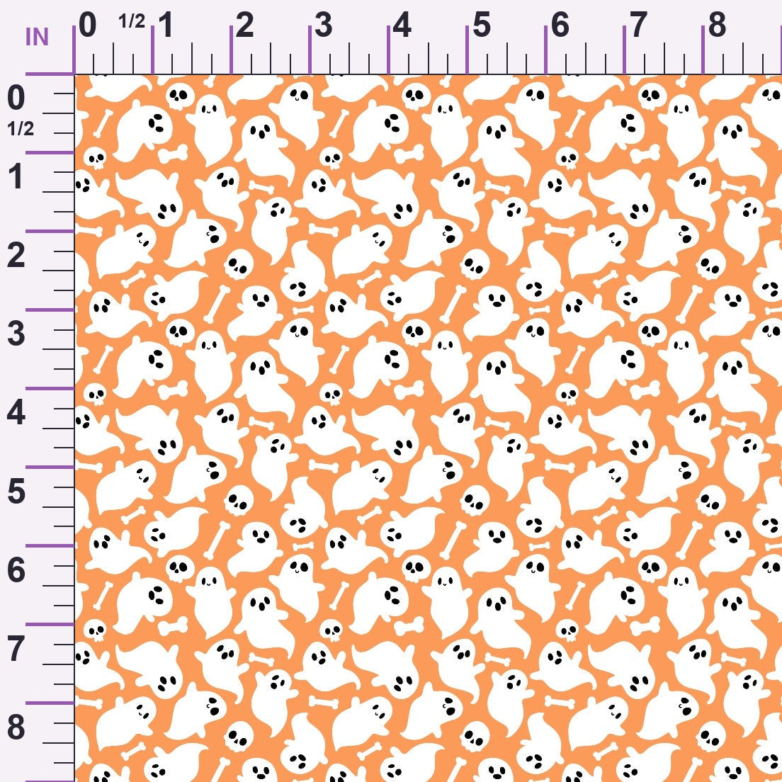 Pastel Spooks Pattern 9 Minky Fabric