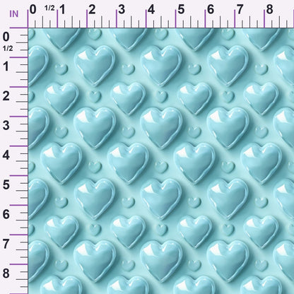 Pastel Sweethearts Pattern 18 Minky Fabric