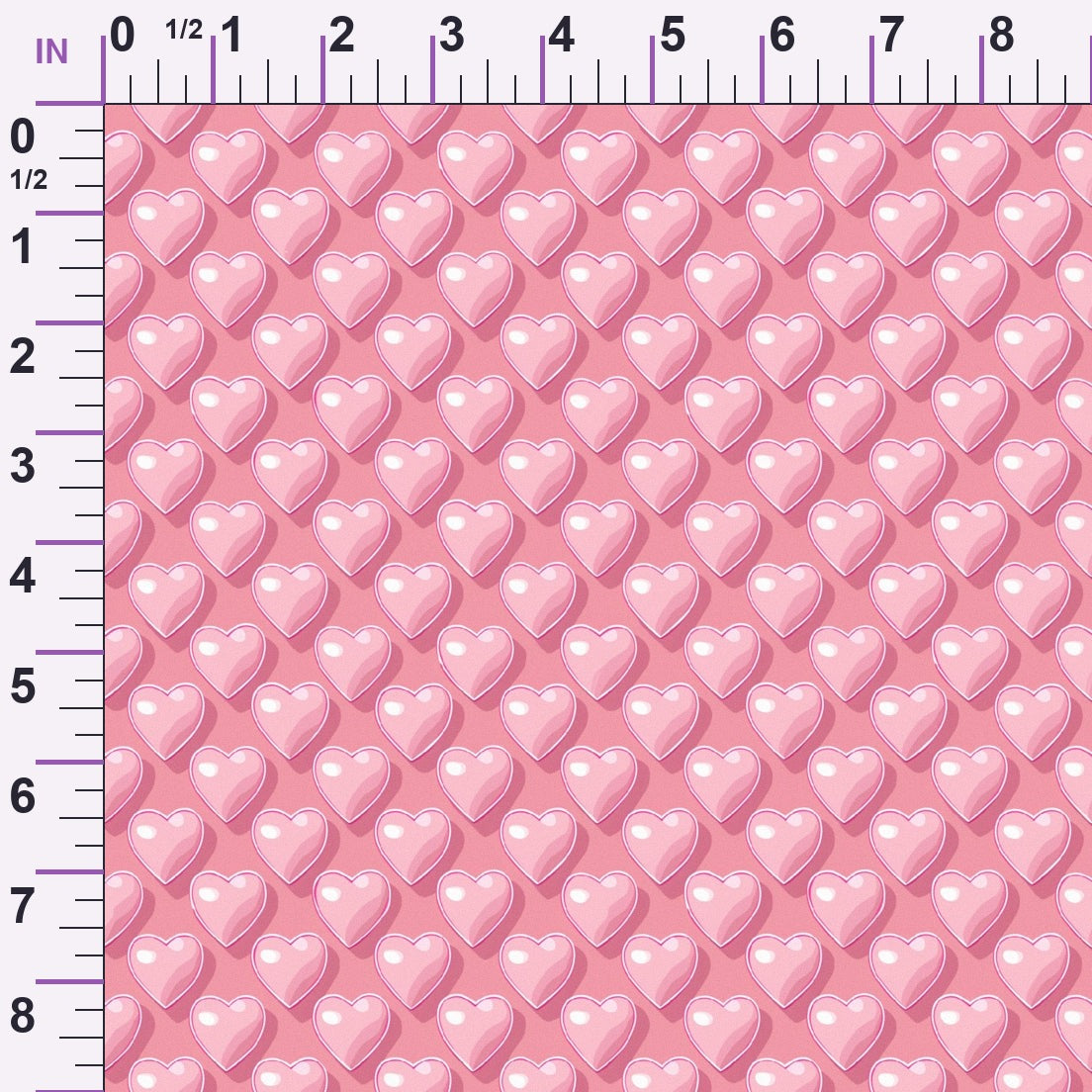 Pastel Sweethearts Pattern 19 Minky Fabric