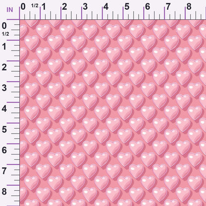 Pastel Sweethearts Pattern 19 Minky Fabric