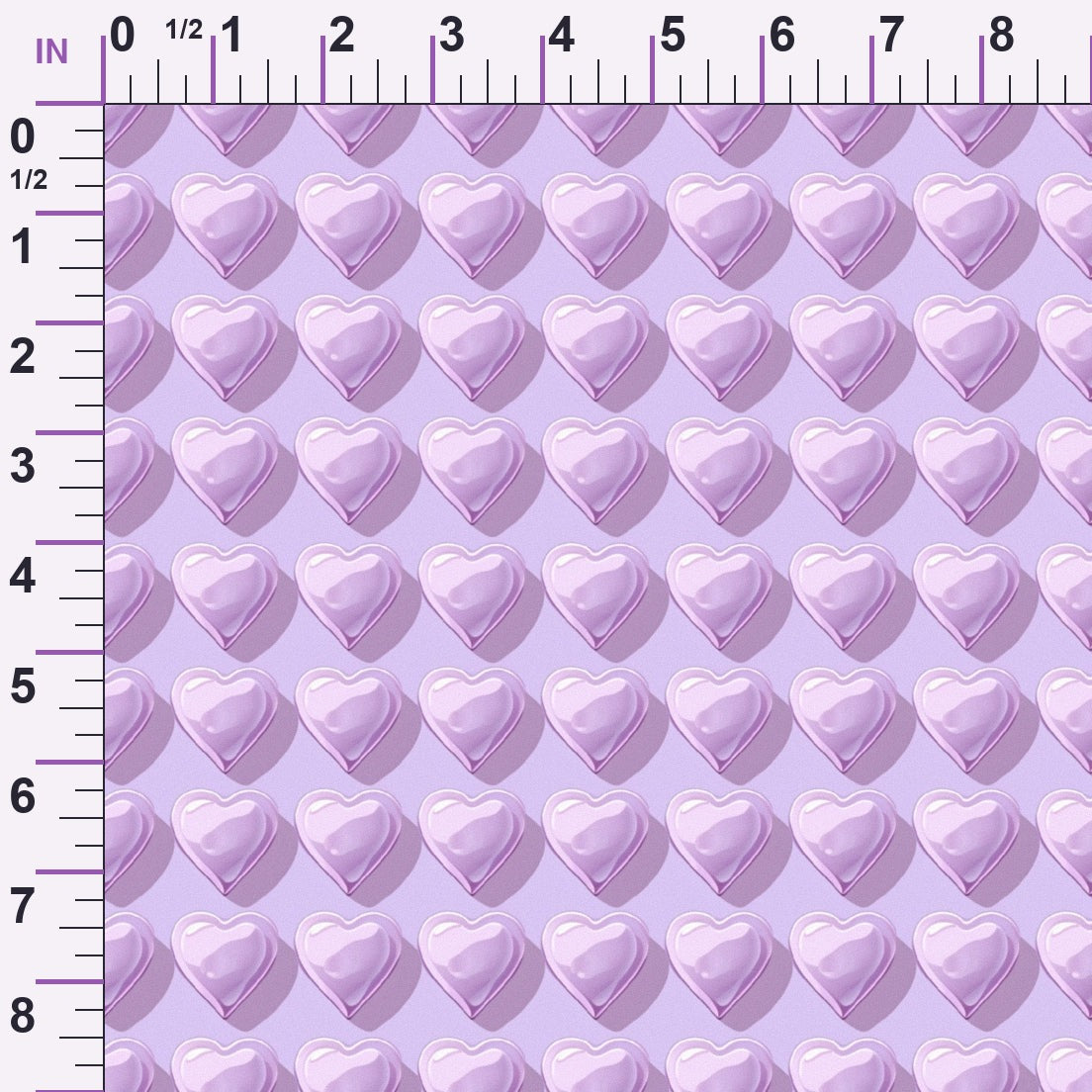Pastel Sweethearts Pattern 2 Minky Fabric