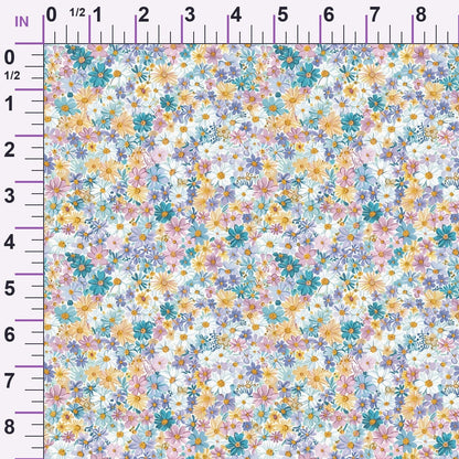 Pastel Sweethearts Pattern 20 Minky Fabric