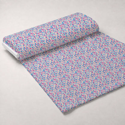 Pastel Sweethearts Pattern 4 Minky Fabric