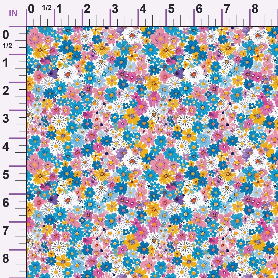 Pastel Sweethearts Pattern 5 Minky Fabric