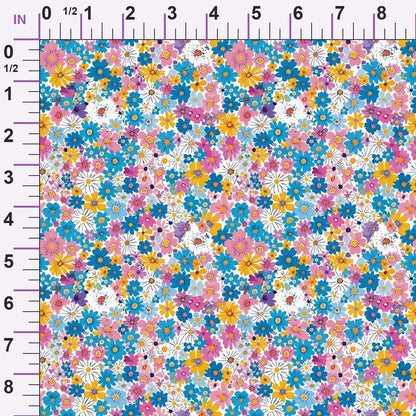 Pastel Sweethearts Pattern 5 Minky Fabric