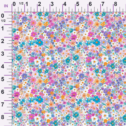 Pastel Sweethearts Pattern 6 Minky Fabric
