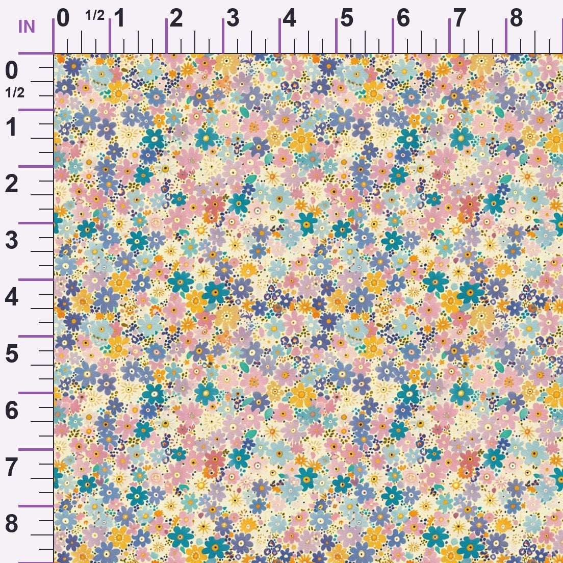 Pastel Sweethearts Pattern 7 Minky Fabric