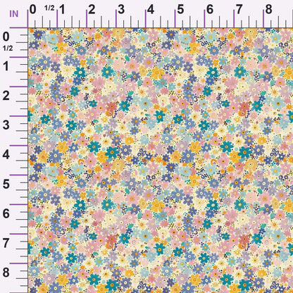 Pastel Sweethearts Pattern 7 Minky Fabric