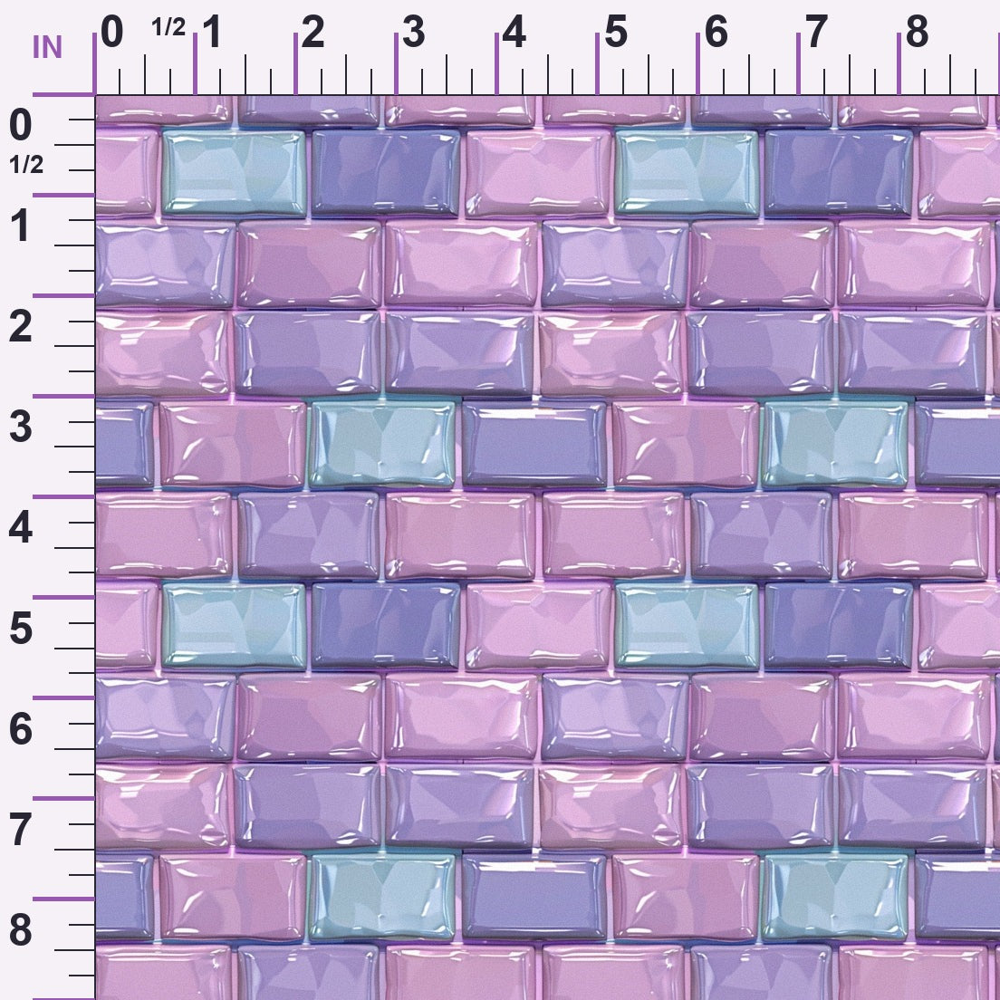 Pastel Sweethearts Pattern 9 Minky Fabric