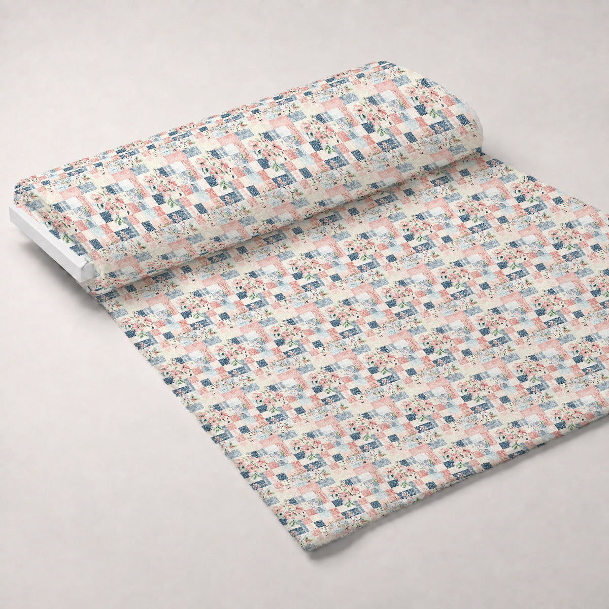 Patchwork Posies Pattern 12 Minky Fabric