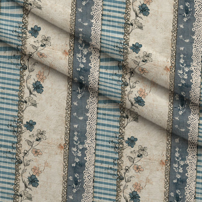 Patchwork Posies Pattern 13 Minky Fabric
