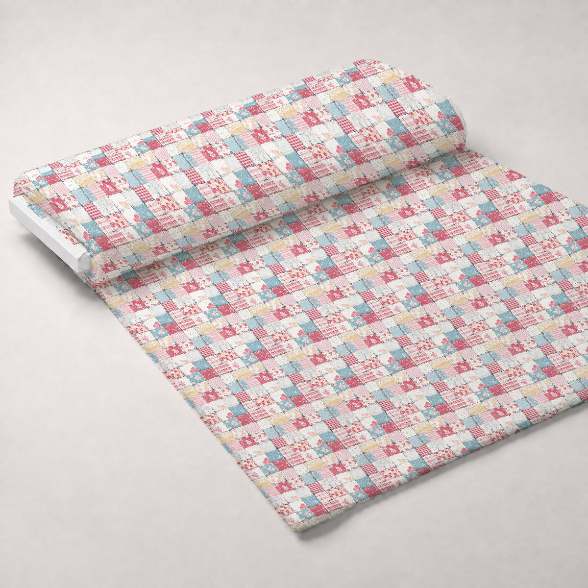 Patchwork Posies Pattern 16 Minky Fabric