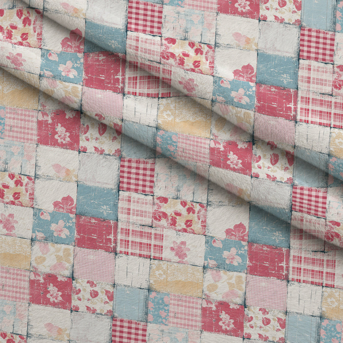 Patchwork Posies Pattern 16 Minky Fabric