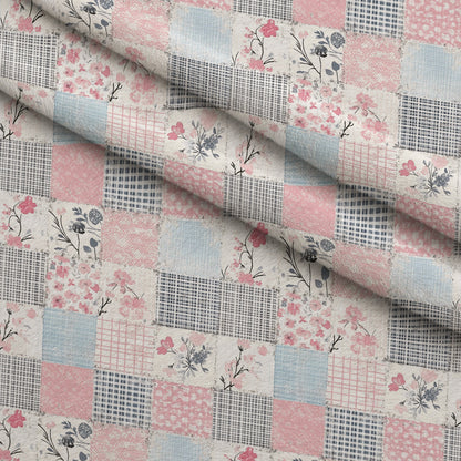 Patchwork Posies Pattern 17 Minky Fabric