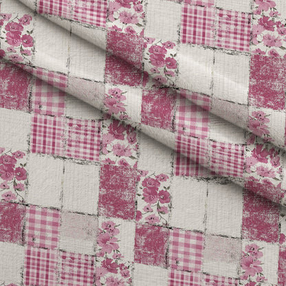 Patchwork Posies Pattern 18 Minky Fabric