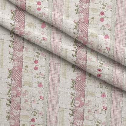 Patchwork Posies Pattern 19 Minky Fabric