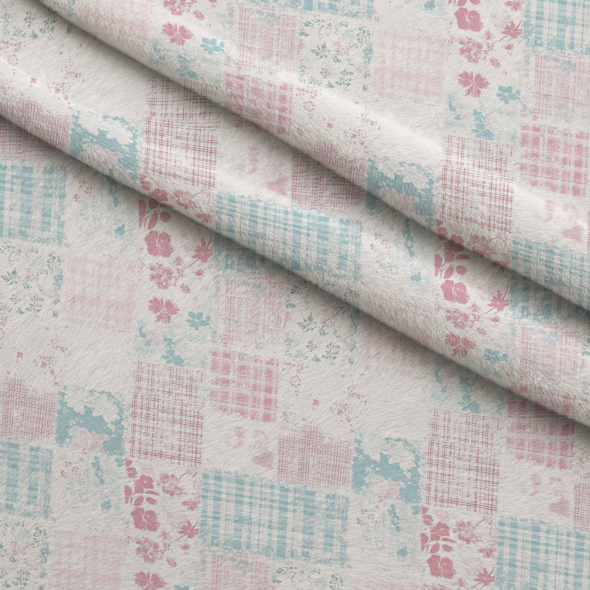 Patchwork Posies Pattern 21 Minky Fabric