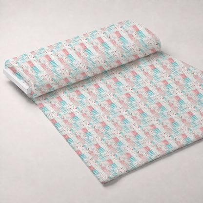 Patchwork Posies Pattern 22 Minky Fabric