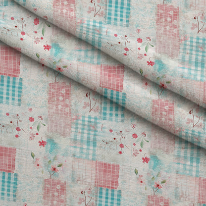 Patchwork Posies Pattern 22 Minky Fabric